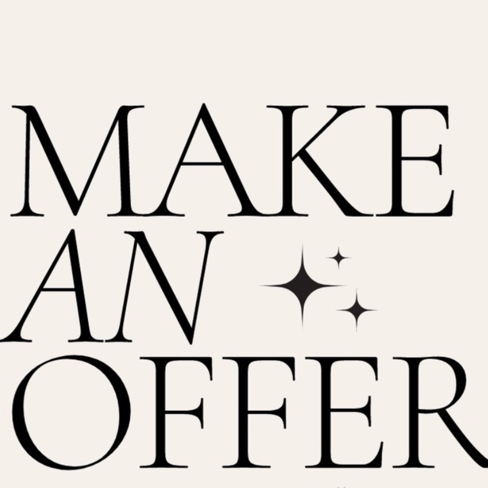 Everything is discounted, make me offers!!!! ❤️‍🔥